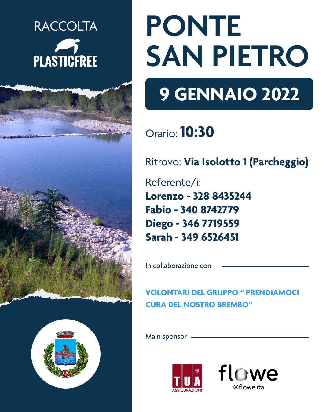 Un'iniziativa di PLASTICFREE per prenderci cura del nostro ambiente